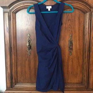 LOFT Blue Wrap Dress